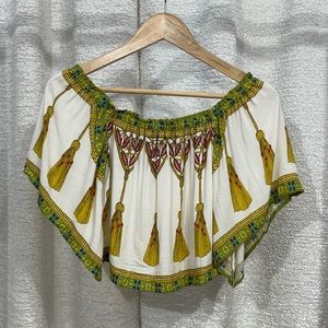 A. Calin colorful crop top